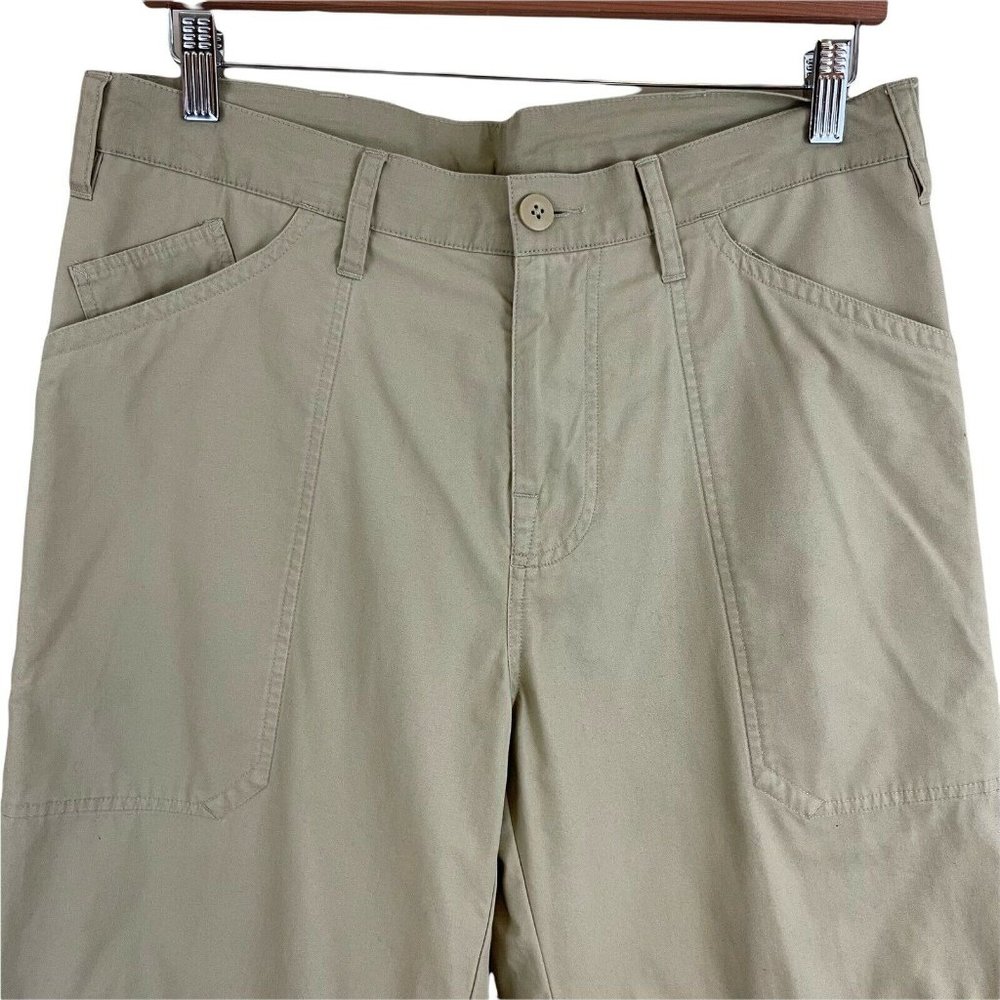Patagonia Mens Organic Cotton Straight Leg Pants Khaki Sz 33 x 30 - Picture 3 of 8